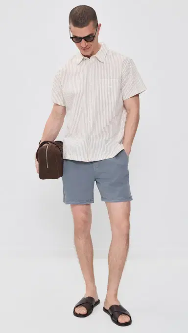 NN07 Gregor 1154 Shorts 6 tone Blue | Thumbnail 5