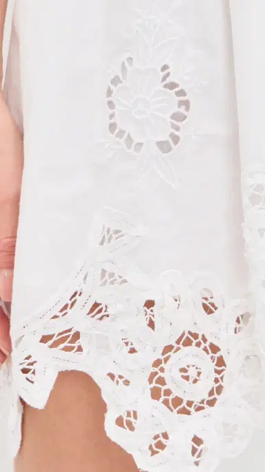 HUNTER BELL Corinne Mini Skirt White 6 | Thumbnail 6