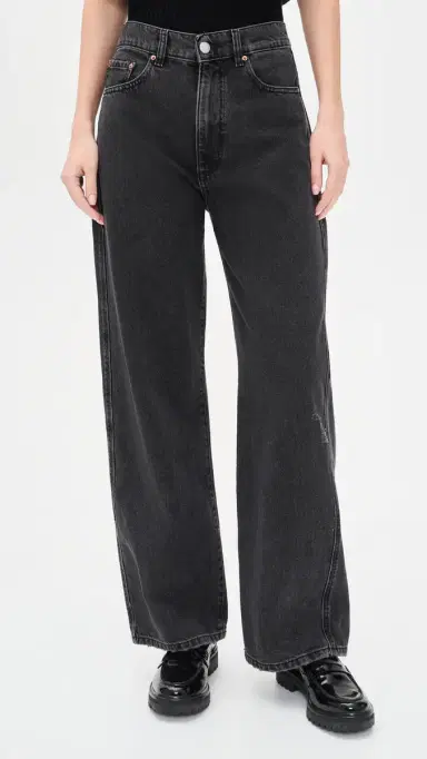 DL1961 Taylor Relaxed Barrel High Rise Jeans Nightshade 31 | Thumbnail 2