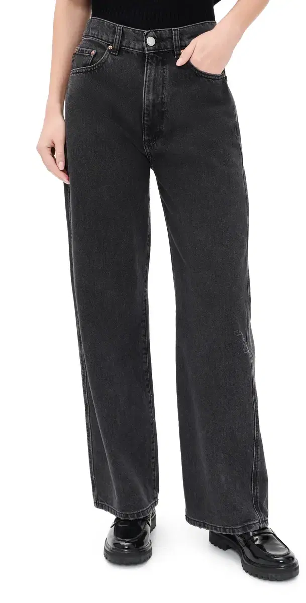 Taylor Relaxed Barrel High Rise Jeans Nightshade