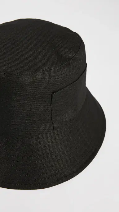 Lack of color Wave Canvas Bucket Hat Black S/M | Thumbnail 3