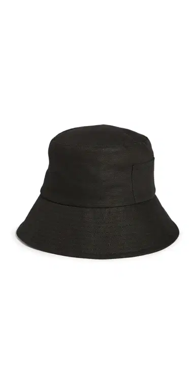 Lack of color Wave Canvas Bucket Hat Black S/M | Thumbnail 1