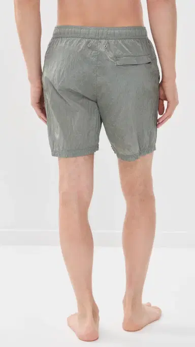 Stone Island Nylon Metal wim Shorts 6 Pearl Grey | Thumbnail 3