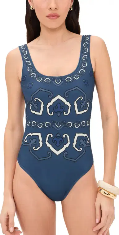 Sea Blaise Print One Piece Navy S | Thumbnail 1 Sea Blaise Print One Piece Navy S | Thumbnail 1