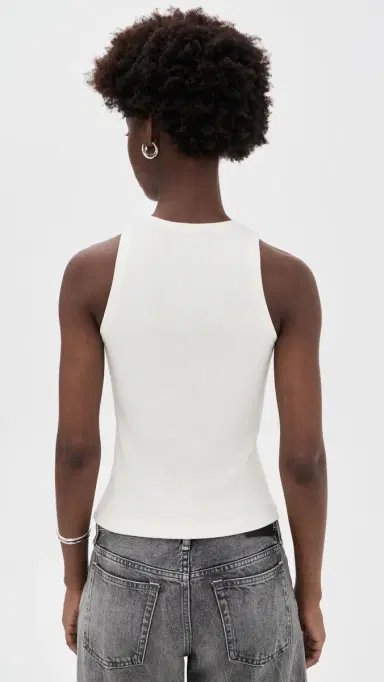 AKNVAS Camille 3D Flower Tank White | Thumbnail 3 AKNVAS Camille 3D Flower Tank White | Thumbnail 3