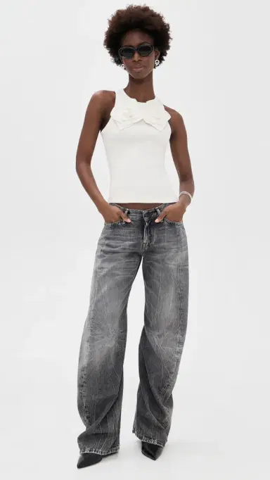 AKNVAS Camille 3D Flower Tank White | Thumbnail 5 AKNVAS Camille 3D Flower Tank White | Thumbnail 5