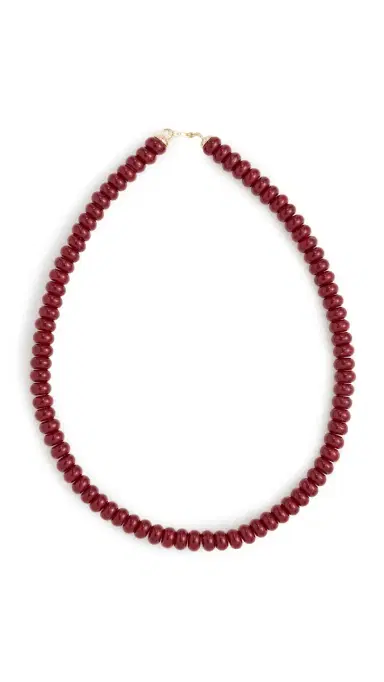 SHASHI Gemstone Necklace Ruby One Size | Thumbnail 5