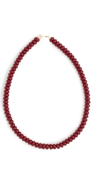 SHASHI Gemstone Necklace Ruby One Size | Thumbnail 1