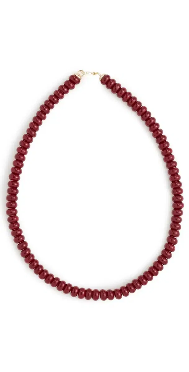 SHASHI Gemstone Necklace Ruby One Size