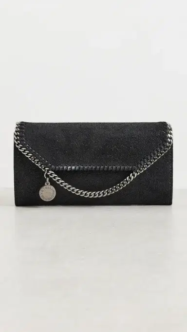 Stella McCartney Falabella Continental Wallet Black One Size | Thumbnail 2