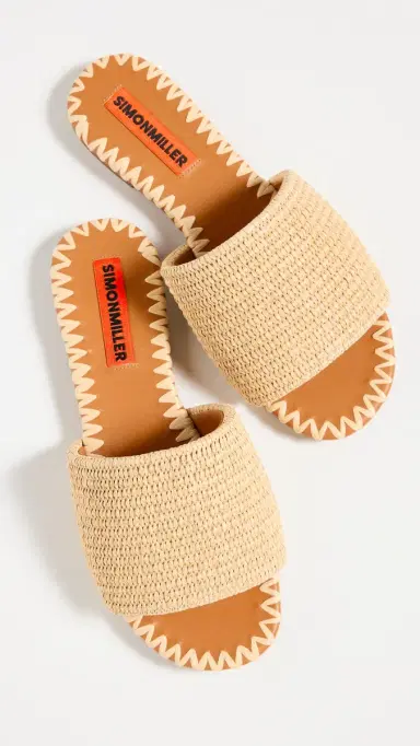 SIMONMILLER F283 Raffia Salerno Sandals Natural 35 | Thumbnail 2