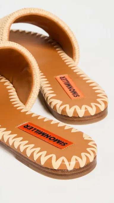 SIMONMILLER F283 Raffia Salerno Sandals Natural 35 | Thumbnail 4