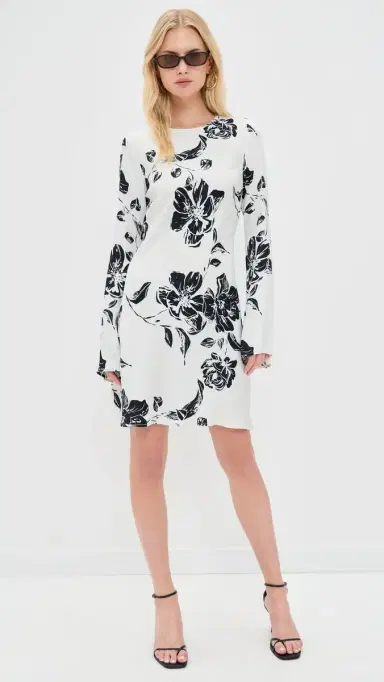 Favorite Daughter The Truly Madly Mini Dress Vintage Floral M | Thumbnail 2