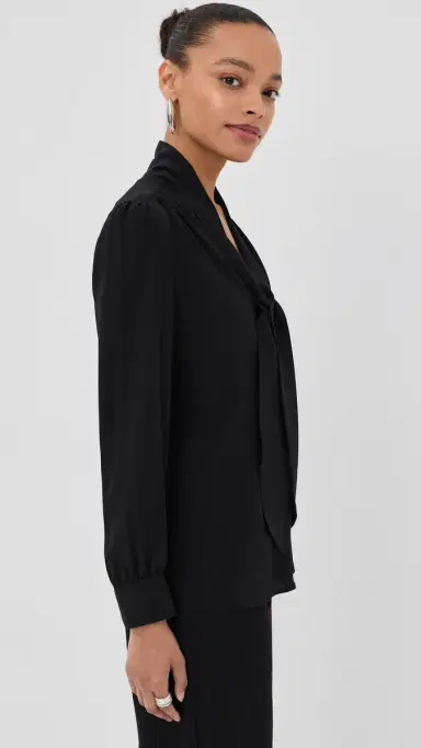 Nili Lotan Colt Blouse Black | Thumbnail 4 Nili Lotan Colt Blouse Black | Thumbnail 4