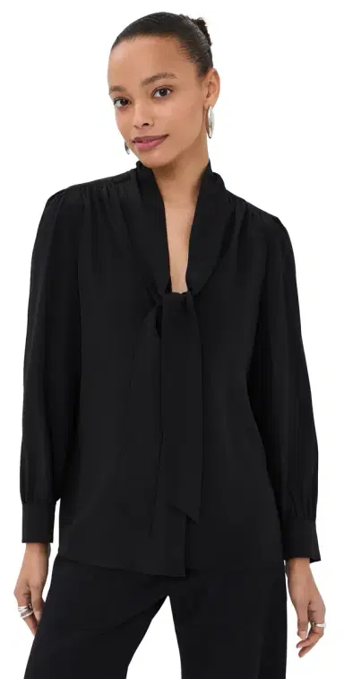Nili Lotan Colt Blouse Black | Thumbnail 1 Nili Lotan Colt Blouse Black | Thumbnail 1
