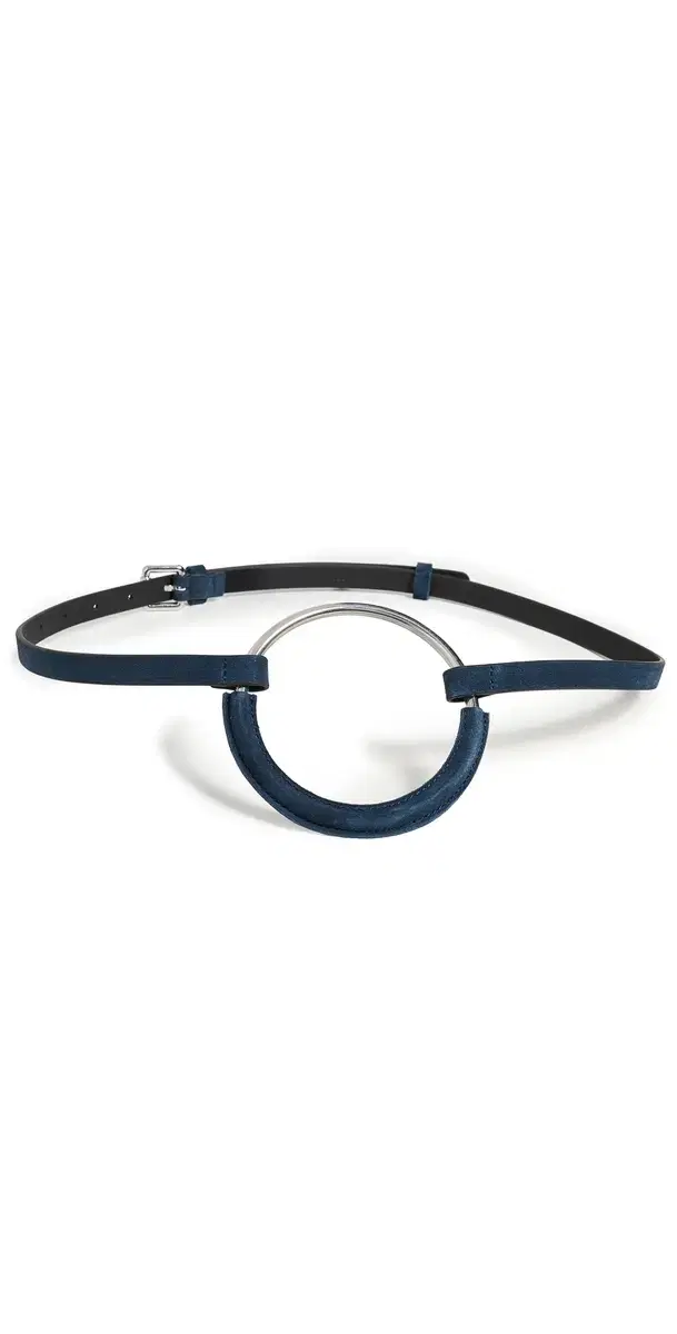 Rachel Comey Low Hip Wrapped Landlord Belt Dark Indigo