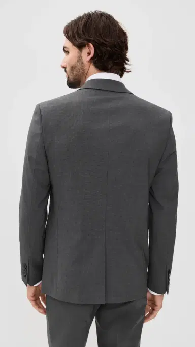Theory Chambers Stretch Wool Blazer Medium Charcoal 42 | Thumbnail 3
