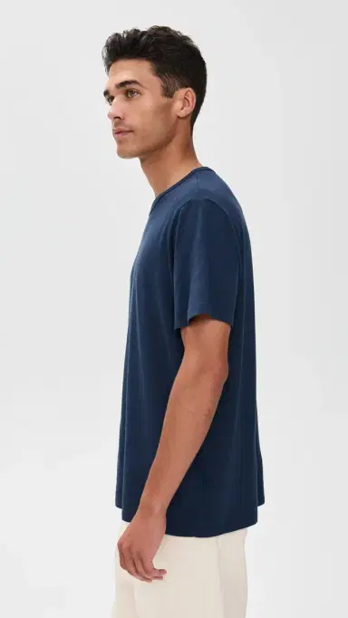 Marine Layer ignature Crew Tee True Navy | Thumbnail 4