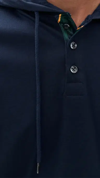 Polo Ralph Lauren Underwear Mercerized Cotton Hoodie Cruise Navy | Thumbnail 6