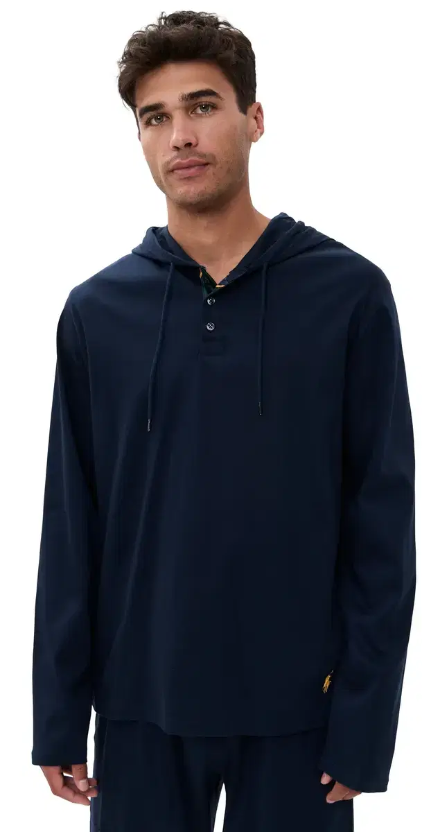 Polo Ralph Lauren Underwear ercerized Cotton Hoodie Cruise Navy