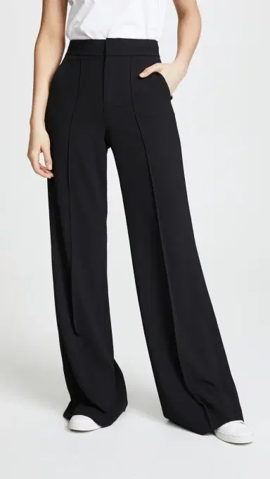 Alice + Olivia Dylan High Waisted Leg Pants | Thumbnail 2 Alice + Olivia Dylan High Waisted Leg Pants | Thumbnail 2