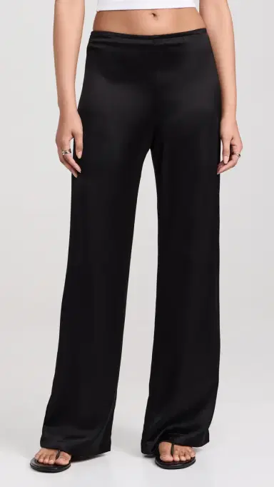 LESET Barb Wide Leg Pants Black | Thumbnail 2 LESET Barb Wide Leg Pants Black | Thumbnail 2
