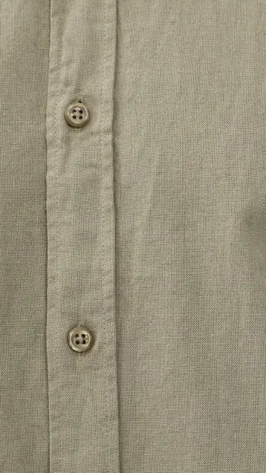 Les Deux Konrad Cotton Linen Shirt Laurel Oak and | Thumbnail 6 Les Deux Konrad Cotton Linen Shirt Laurel Oak and | Thumbnail 6