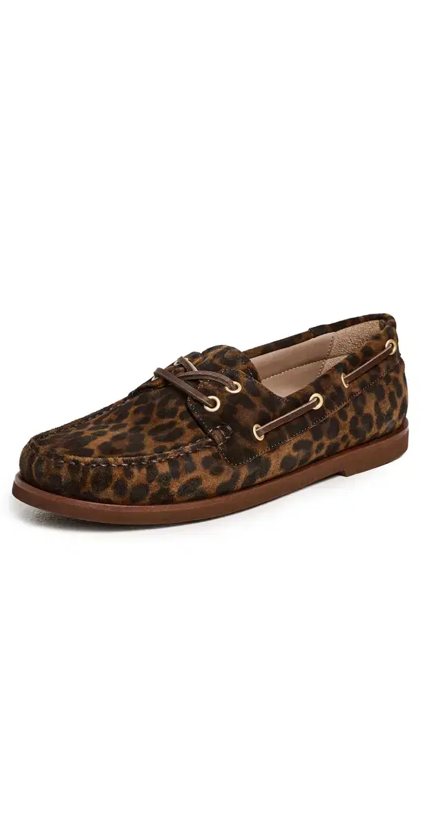 Vandée Suede Flats Leopard Print