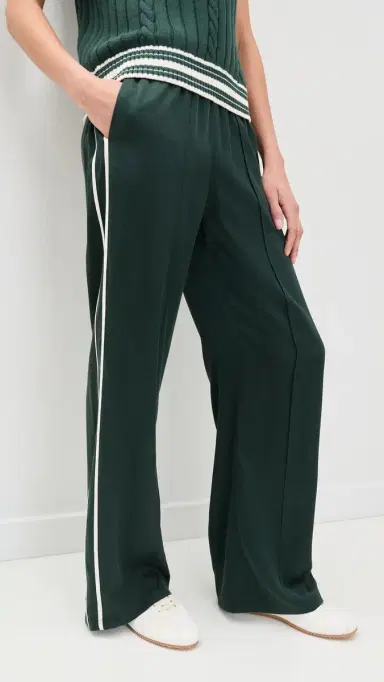 The Upside arnie Silk Track Pants Green | Thumbnail 2 The Upside arnie Silk Track Pants Green | Thumbnail 2