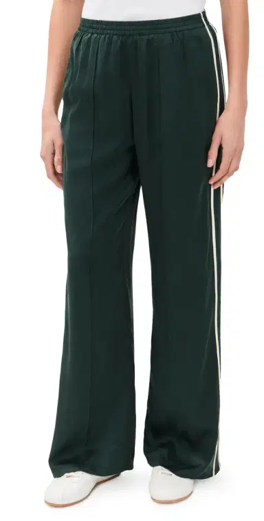 The Upside arnie Silk Track Pants Green | Thumbnail 1 The Upside arnie Silk Track Pants Green | Thumbnail 1