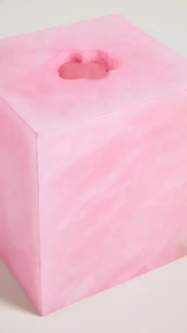 Kassatex Shopbop x Tissue Holder Pink One Size | Thumbnail 3