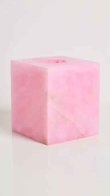 Kassatex Shopbop x Tissue Holder Pink One Size | Thumbnail 5