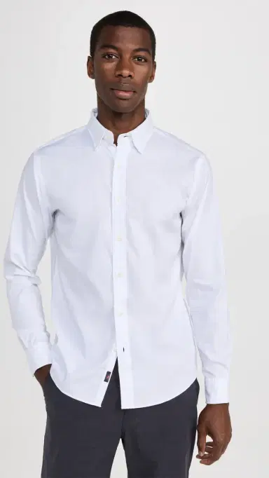Faherty The Movement Shirt Cloud White | Thumbnail 2