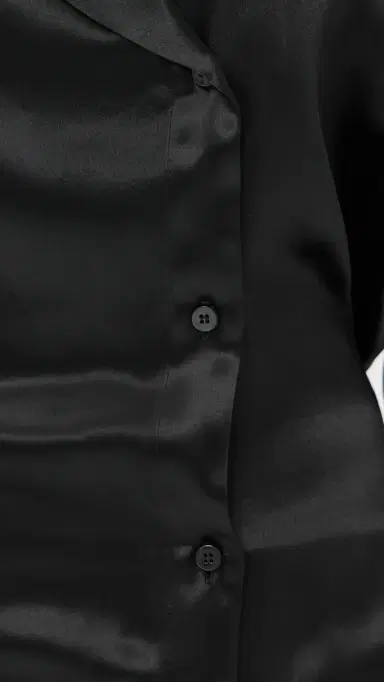 The Attico Mini Shirtdress Black 38 | Thumbnail 6