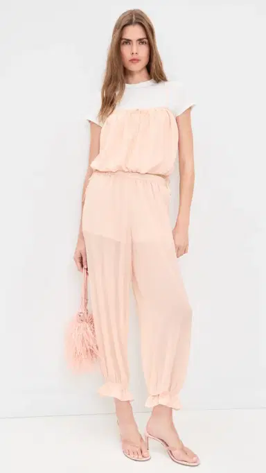 Wayf Jasmine Balloon Pants Peach S | Thumbnail 5 Wayf Jasmine Balloon Pants Peach S | Thumbnail 5