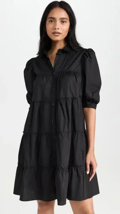 Peixoto Lola Mini Dress Black | Thumbnail 2