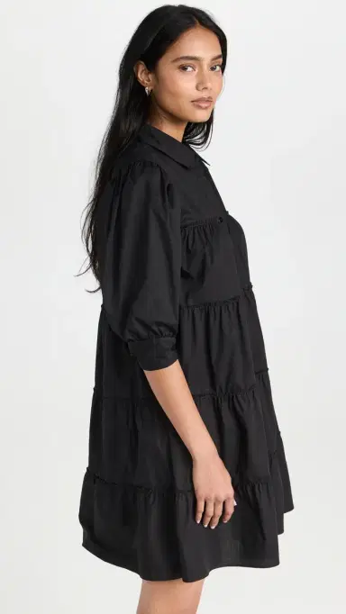Peixoto Lola Mini Dress Black | Thumbnail 4