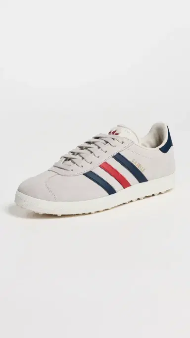 Adidas Golf Gazelle Spikeless Golf Shoes Alumina/Indigo/Scarlet 9 | Thumbnail 2