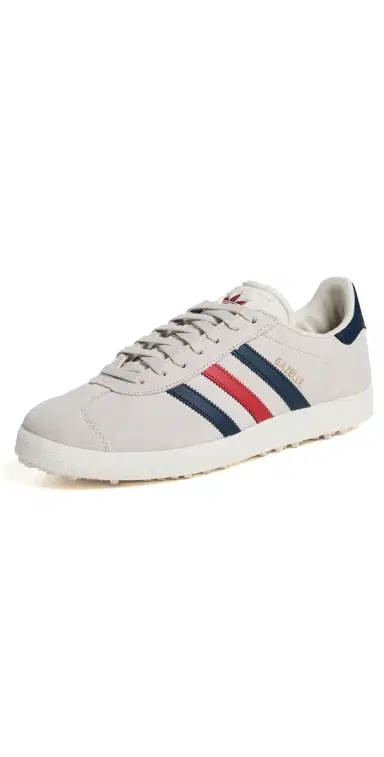 Adidas Golf Gazelle Spikeless Golf Shoes Alumina/Indigo/Scarlet 9 | Thumbnail 1