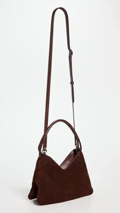 Staud Valerie Shoulder Bag Mahogany | Thumbnail 4 Staud Valerie Shoulder Bag Mahogany | Thumbnail 4
