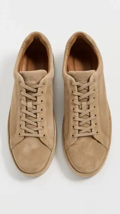 Allen Edmonds Barnes Suede Sneakers Bone 9 | Thumbnail 4 Allen Edmonds Barnes Suede Sneakers Bone 9 | Thumbnail 4