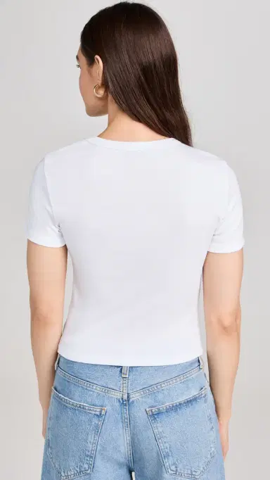 Joe's Jeans The Baby Tee Optic White | Thumbnail 3 Joe's Jeans The Baby Tee Optic White | Thumbnail 3