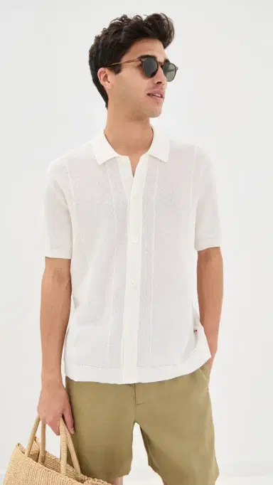 Orlebar Brown Tiernan Knit Button Polo | Thumbnail 2 Orlebar Brown Tiernan Knit Button Polo | Thumbnail 2