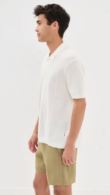 Orlebar Brown Tiernan Knit Button Polo | Thumbnail 4 Orlebar Brown Tiernan Knit Button Polo | Thumbnail 4