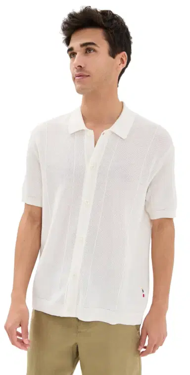 Orlebar Brown Tiernan Knit Button Polo | Thumbnail 1 Orlebar Brown Tiernan Knit Button Polo | Thumbnail 1