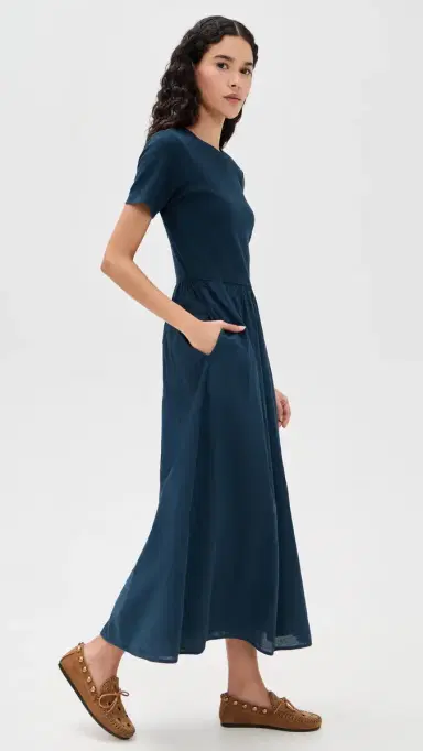 XÍRENA Fayth Dress Navy | Thumbnail 4