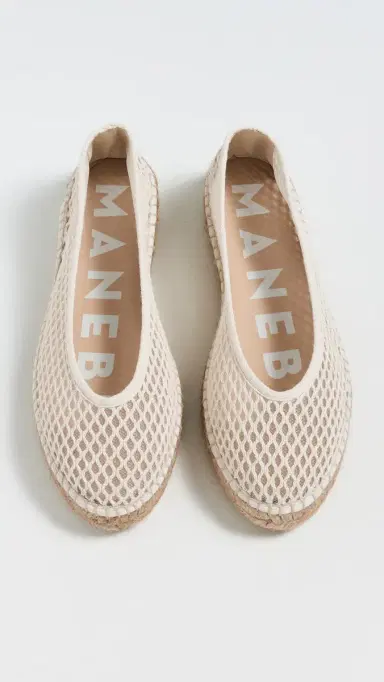 MANEBI Ballet Flat Espadrilles Natural 35 | Thumbnail 5