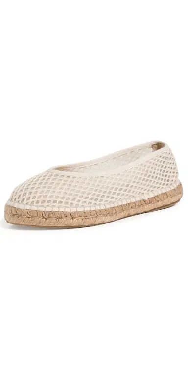 MANEBI Ballet Flat Espadrilles Natural 35 | Thumbnail 1