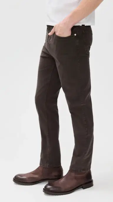 FRAME Modern Straight Jeans Mocha | Thumbnail 4