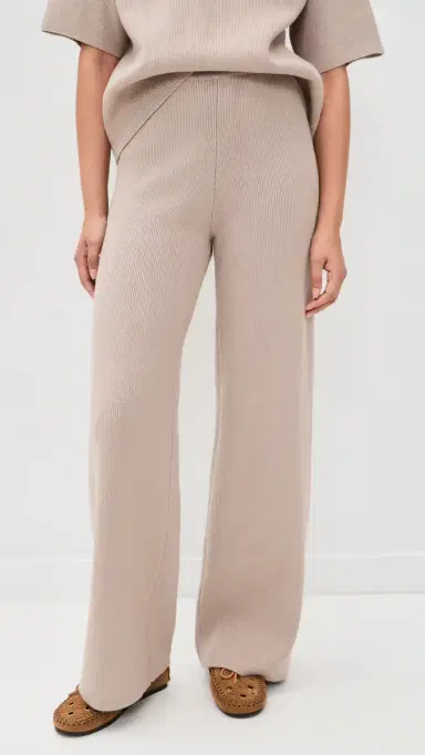 English Factory Knit Pants Taupe L | Thumbnail 3